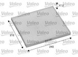 Valeo 698895 - Oe 97133 2F000 Filtro Aria Abitacolo Per Carnival Iii (Vq), Cerato (Ld), Sorento Ii (Xm)