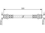 Bosch 1 987 476 177 - Tubo Freno Oe 0K30A 43810A Per Rio (Dc)