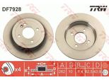 Trw DF7928 - Oe 58411 0U300 Disco Freno Per Accent Iv (Rb), Accent (Hc), Bayon (BC3), I20 (Gb, Ib), I30 (Gd), Solaria (Hcr), Rio Iii (Ub), Rio Iv (Fb, Sc, Yb), Stonic (Yb)