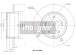 Maxgear 19-2382 - Oe 58411 3S100 Disco Freno, Assale Posteriore Per Grandeur (Hg), Grandeur (Tg), Ix35, Sonata V (Nf), Optima (FSGDS6B)