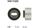 Skf Vkm 74200 - Oe 24410 2X000 Puleggia Tenditrice, Cinghia Di Distribuzione Per Rio (Dc), 323 (Bj), 323 (Ba), Demio (Dw)