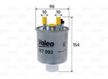 Valeo 587093 - Filtro Carburante Oe 164001137R Per Kangoo (Kw), Laguna Iii, Latitude (L70), Kangoo (Fw)