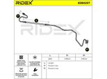 Ridex 83B0257 - Tubo Freno Oe 4886Z6 Per DS4, C4 Ii (Nc), 308 Sw I, 308 I, 308 Cc (4B), 307 Sw (3H), 307 Cc (3B), 307