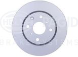 Hella 8DD 355 112-311 - Oe 1618862380 Disco Freno Per C1 (Pm, Pn), C1 Ii (Pa, Ps), 108, Aygo (B1), Aygo (B4)