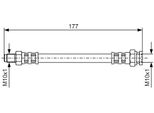 Bosch 1 987 476 671 - Oe 4806 52 Tubo Freno Per Zx (N2)