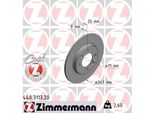 Zimmermann 440.3113.20 - Disco Freno Per Xsara, Saxo, Zx (N2), 106 Ii, 206 Cc (2D), 206 (2A/C), 206 (2E/K), 206 Sw (2E/K), 306