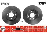 Disco Freno Trw DF1533 Oe 321615301D Compatibile Con Arosa, Cordoba, Ibiza, Inca, Toledo, Caddy, Corrado, Golf Iii, Golf Iv, Lupo, Passat 35I, Polo 6N, Polo 6V, Vento