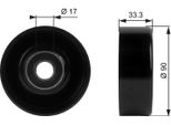 Gates T38033 - Puleggia Folle Oe 53009508, Cinghia Multipla Con Nervatura A V Per Grand Cherokee I (Zg, Zj)