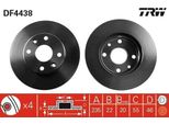 Trw DF4438 - Disco Freno Oe KDX74 33251 Per Rio (Dc)