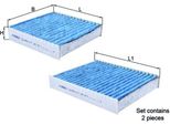 Mahle Lao 191/S - Filtro Aria Abitacolo Oe 1609428180 Per C3 Ii (Sc), C3 Iii (Sx), C4 Cactus, DS3, DS3 (Sa), DS3 (Sb), 2008 I (Cu), 207 (Wa, Wc), 207 Cc (Wd), 207 Sw (Wk), 208 I (Ca, Cc), 208 (Cr)