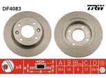 Trw DF4083 - Disco Freno Oe 0K9AA 26251C Per Carens I (Fc), Carens Ii (Fj)