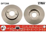 Trw DF7266 - Disco Freno Oe 0K2FA 33251 Per Carens I (Fc), Carens Ii (Fj)