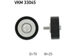 Skf Vkm 33045 - Oe 16 138 376 80 Puleggia Folle, Cinghia Multipla A V Per C8 (Ea, Eb), C5 (De), C5 Ii (Re), C5 Ii (Rc), C5 I (De), C5 I (Dc), Ulysse, 807 (Eb), 607 (9D, 9U), 406