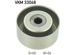 Skf Vkm 33048 - Oe 5751 E8 Puleggia Folle, Cinghia A V Per Berlingo, Xsara, 206 (2A/C), 206 (2E/K), 206 Sw (2E/K), Partner (5, G)