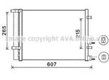 Prasco HYA5244D - Oe 976061J000 Condensatore Aria Condizionata Con Essiccatore Per I20 (Pb)