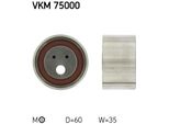 Skf Vkm 75000 - Puleggia Tenditore Oe Md 140071, Cinghia Di Distribuzione Per Stratus (J), Sebring (F)
