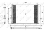 Nrf 350095 - Oe 976061J000 Condensatore Aria Condizionata Con Essiccatore Per I20 (Pb)