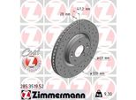 Zimmermann 285.3519.52 - Disco Freno Per Grandeur (Hg), I40 (Vf), Ix35, Ceed (Jd), Optima (FSGDS6B), Optima (Jf)