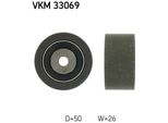 Skf Vkm 33069 Rullo Di Rinvio/Guida, Cinghia Trapezoidale Dentata Oe 1613838480 Compatibile Con 307, 406, 806, Expert, Berlingo, C4, C5, Evasion, Jumpy, Xantia, Xsara, Partner, Scudo, Ulysse, Zeta, 206, 306