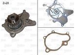 Valeo 506922 - Pompa Acqua Oe PA10121 Per Elantra (Xd), Grandeur (Tg), I30 (Fd), Santa Fe I (Sm), Santa Fe Ii (Cm), Sonata V (Nf), Tucson (Jm), Carens Ii (Fj), Carens Iii (Un), Ceed (Ed), Cerato (Ld), Magentis, Pro Ceed (Ed), Sportage (Je, Km)