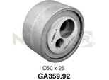 Snr GA359.92 Rullo Tenditore, Cinghia Trapezoidale Dentata Oe 575156 Compatibile Con Partner, Expert, Boxer, 806, 406, 306, 206, Zeta, Ulysse, Scudo, Ducato, Xsara, Xantia, Jumpy, Jumper, Evasion, C5, Berlingo