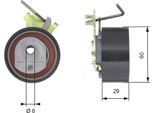 Gates T43088 - Oe 0829 A5 Puleggia Tendicinghia, Cinghia Di Distribuzione Per C2 (Jm), C3 I (Fc, Fn), C4 (La), C4 I (Lc), 1007 (Km), 206 (2A/C), 206 Sw (2E/K), 307, 307 Sw (3H)