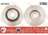 Trw DF7973 - Disco Freno Oe 51712 2W700 Per Grand Santa Fe, Santa Fe Iv (Tm), Santa Fe Ii (Cm), Santa Fe Iii (Dm), Sorento Ii (Xm), Sorento Iii (Um)