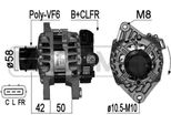 Era 209023A - Alternatore Oe 37300 2B520 Per I20 (Pb), I30 (Gd), I40 (Vf), Ix20 (Jc), Ceed (Jd), Ceed (Ed), Pro Ceed (Jd), Rio Iii (Ub), Venga (Yn)