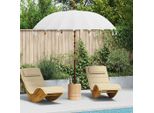 Vidaxl Ombrellone Balinese Crema 215 X 215 X 260 Cm