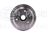 Hella 8DT 355 300-051 - Oe 424733 Tamburo Del Freno Con Mozzo Ruota Per Saxo, 106 Ii