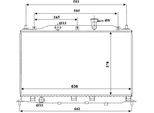Nrf 53822 - Oe 253101E000 Radiatore, Raffreddamento Motore Per Accent Iii (Mc)