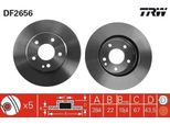 Trw DF2656 - Oe 202 421 07 12 Disco Freno Per Classe C (W202), Classe C (S202)