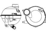 Mahle Crt 14 000S - Vaso Di Espansione Oe 1323 A3 Per C4 I (Lc), 307, 307 Cc (3B), 307 Sw (3H)