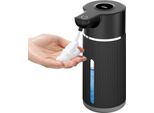 Inf Dispenser Di Sapone Schiumogeno Automatico Con Display - Ideale Per Bagno E Cucina Nero