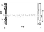 Prasco HY5269D - Oe 976061R000 Condensatore Aria Condizionata Con Essiccatore Per Accent Iv (Rb), Rio Iii (Ub)