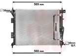 Van Wezel 82002351 - Oe 25310 A5850 Radiatore, Raffreddamento Motore Per I30 (Gd), Ceed (Jd), Pro Ceed (Jd)