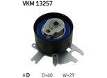 Skf Vkm 13257 Tendicinghia, Cinghia Dentata Oe 0829A4 Compatibile Con C4, C4, C5, C8, Jumpy, Scudo, Ulysse, C-Max, Focus, Galaxy, Kuga, Mondeo, S-Max, Phedra, 307, 308, 407, 508, 607, 807, Expert, C30, C70, S40, S80, V50, V70