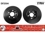 Trw DF2594 - Oe 140 423 06 12 Disco Freno Per Classe S (W140)