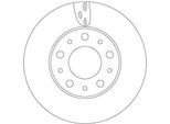 Trw DF6918S - Disco Freno Oe 16 124 352 80 Per Jumper, Ducato, Boxer