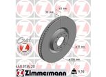 Zimmermann 440.3134.20 - Disco Freno Per 308 Ii, 308 Sw Ii, 508 (F)