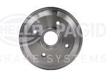 Hella 8DT 355 301-241 - Oe 424732 Tamburo Del Freno Con Mozzo Ruota Per Xsara, Zx (N2), 306