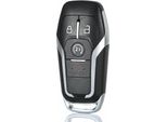 Inf Guscio Chiave Auto 3+1 Tasti Abs Nero Ricambio Per Ford Mondeo Edge