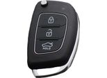 Inf Guscio Chiave Auto 3 Tasti Abs Nero Ricambio Per Hyundai Kia