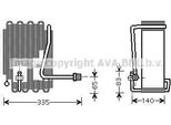 Prasco HYV094 - Evaporatore Oe HJ709004, Sistema Di Climatizzazione Per Galloper Ii (JK-01)