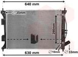 Van Wezel 82002381 - Oe 25310 3X101 Radiatore, Raffreddamento Motore Per Elantra (Md, Ud), Soul (Am)