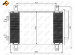 Nrf 35840 - Condensatore Aria Condizionata Oe 6455EC Con Essiccatore Per Jumper, Ducato, Boxer