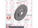 Zimmermann 290.2270.52 - Disco Freno Per F-Pace (X761), I-Pace (X590), Xe (X760), Xf (X260), Range Rover Velar (L560)
