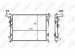 Nrf 58462 - Oe 253101H050 Radiatore, Raffreddamento Motore Per I30 (Fd), Ceed (Ed), Pro Ceed (Ed)