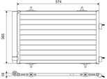 Valeo 814365 - Condensatore Aria Condizionata Oe 6455 Ja Con Essiccatore Per C5 Iii (Rd), C5 Iii (Rw), 508 (8D), 508 (8E)