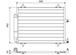 Valeo 817579 - Condensatore Aria Condizionata Oe 6455 Ap Con Essiccatore Per C8 (Ea, Eb), Jumpy (VF7), Ulysse, 807 (Eb), Expert (Vf), Expert Tepee (VF3X)